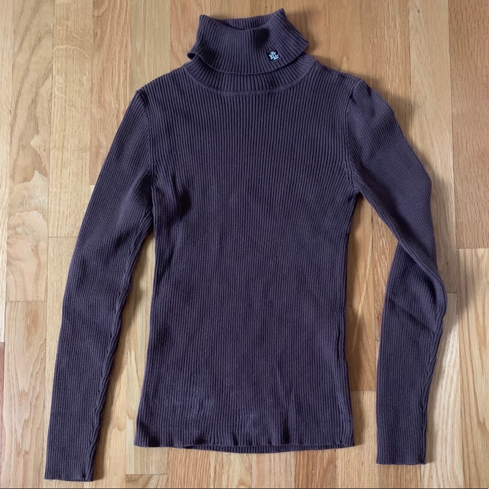 Chocolate LRL Turtleneck